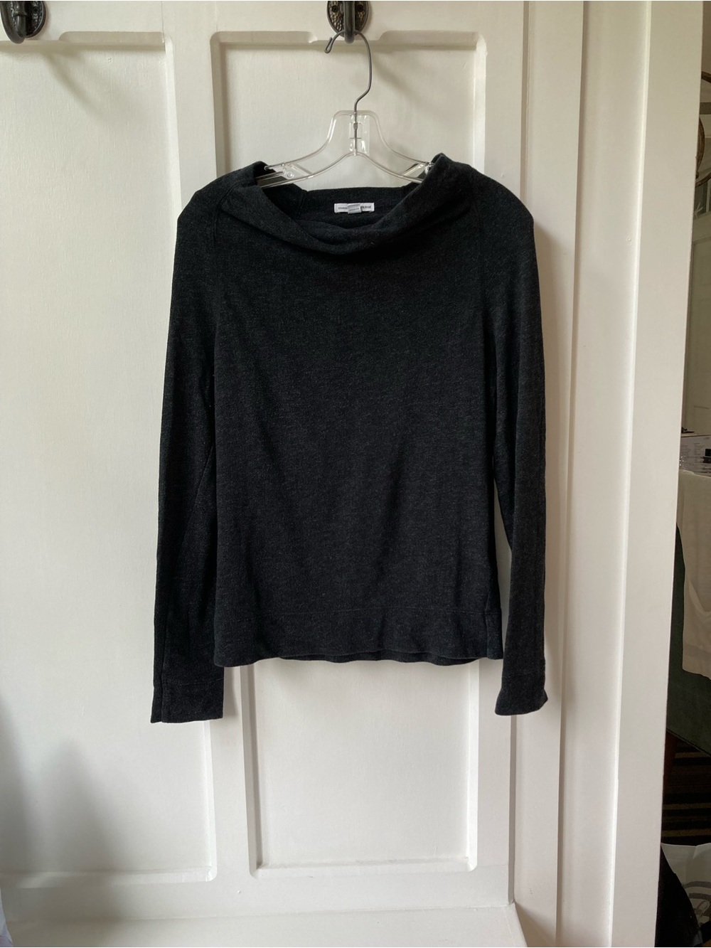 James Perse | Black Lightweight Long Sleeve Top